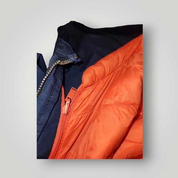 Zara Kids Boy Parka With Constracting Detachable Jacket Size 5 - Picture 6 of 15